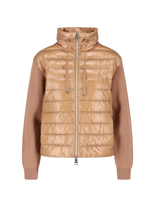 Knitted And Nylon Puffer