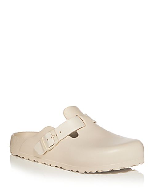 Women's Boston Slip On Buckled Clog Flats