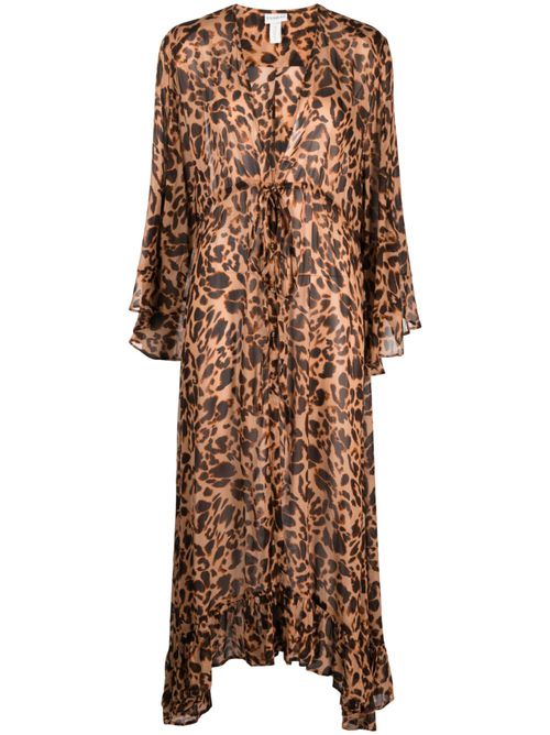 Arna Kaftan dress - Brown