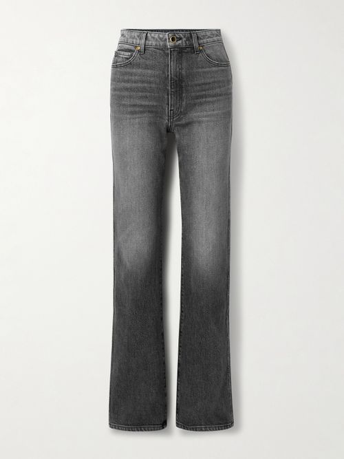 Danielle Stretch High-rise Slim-leg Jeans - Gray