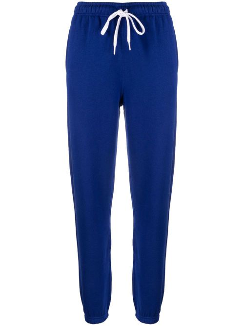 Polo Ralph Lauren Polo Pony-embroidered jersey track pants - Blauw