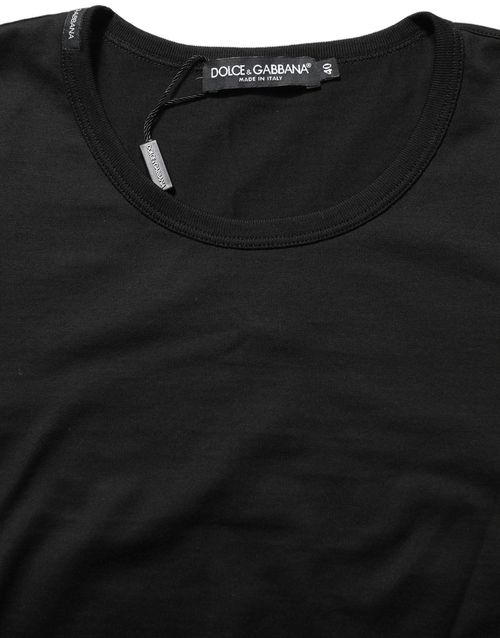 Cotton T-Shirt — Black