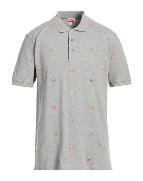 Man Polo shirt Light grey Size S Cotton