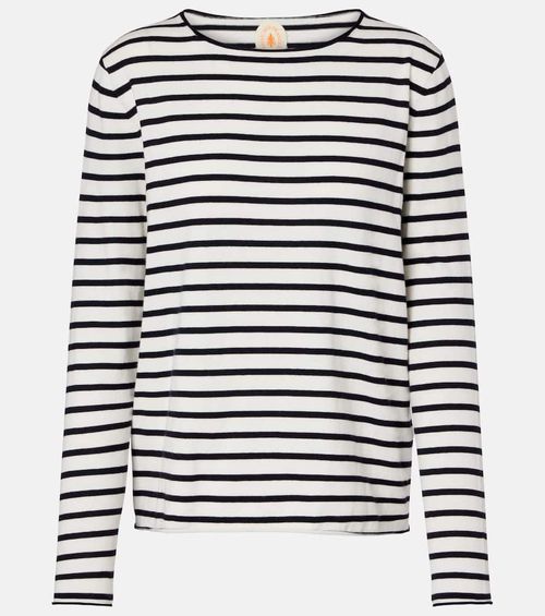 Cotton, silk, and cashmere sweater