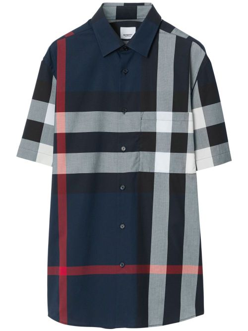 Somerton Checked Regular-fit Stretch-cotton Shirt