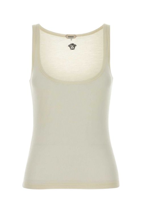 With Tank Top — Cream