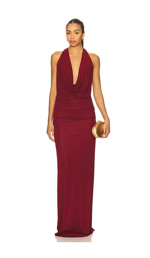 NBD The Lisha Gown in Burgundy.  XS. Also in L, M, S