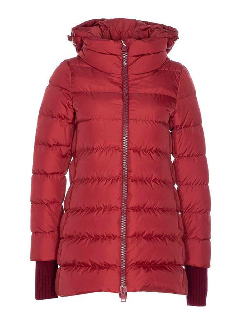 Red A-Shape Down Jacket
