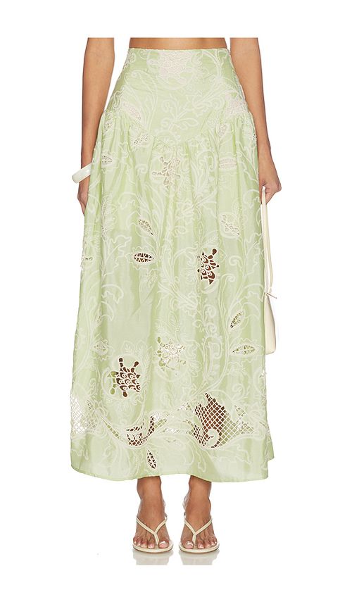 Especia falda larga ambrosia en color verde S también en XS, M