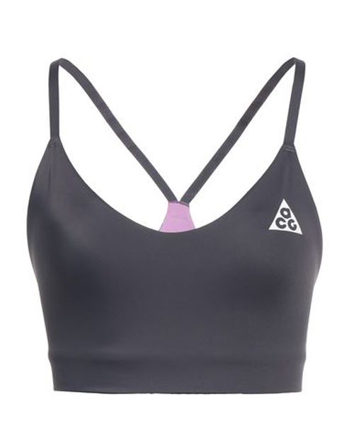 Nike Acg Woman Top Dark purple Size XS Nylon, Elastane, ECONYL