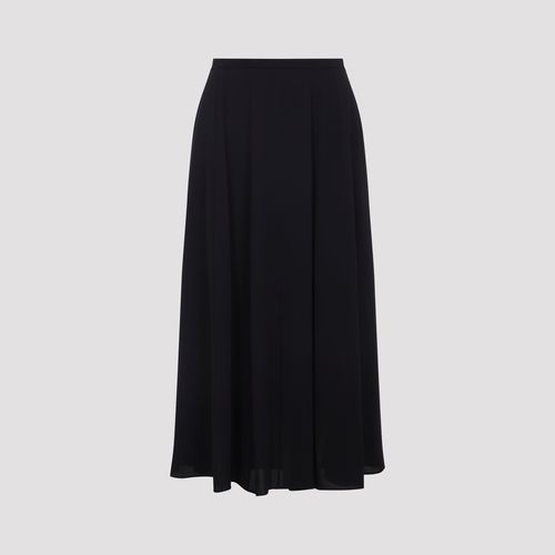 Elegant Georgette Midi Skirt
