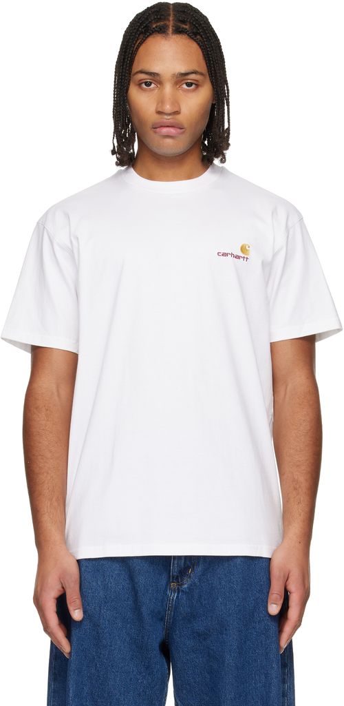 White S/S American Script T-shirt