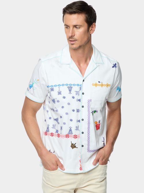 Robert Graham Robert Graham Fortuna Short Sleeve Button Down Shirt