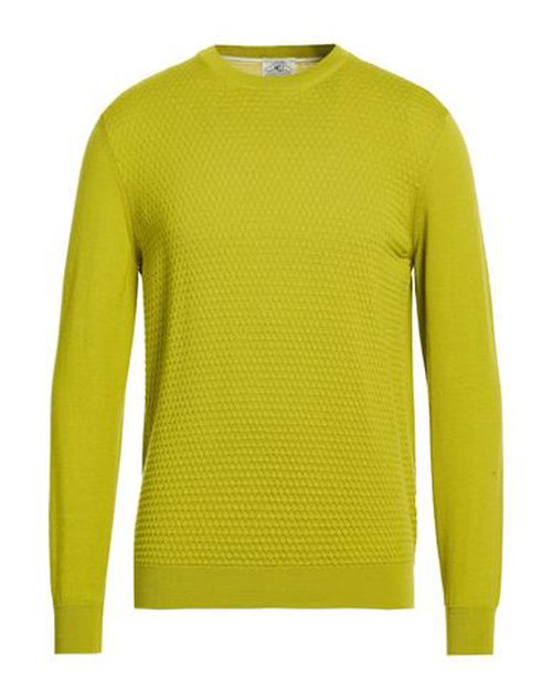 Man Sweater Lime green Size 44 Wool, Acrylic