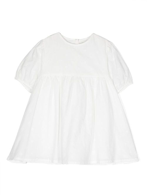 Isabelle short-sleeve dress - White