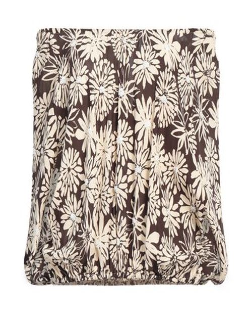 Liviana Conti Woman Top Chocolate brown Size 8 Viscose
