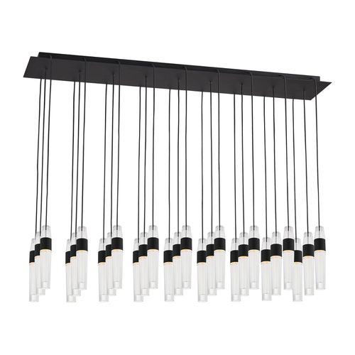 Nightshade Black LED Chandelier from the Lassell Collection