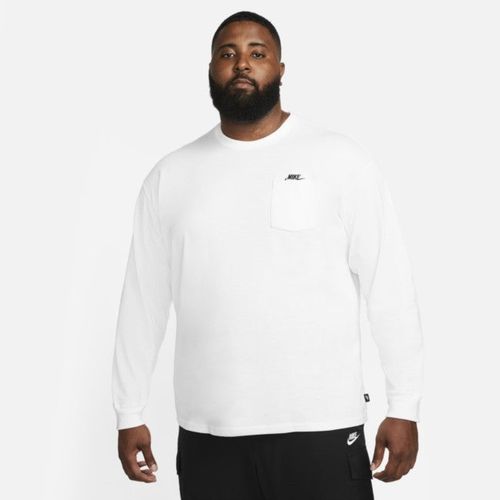 Sportswear Premium Essentials T-Shirt Men's White Long Sleeve SRT545
