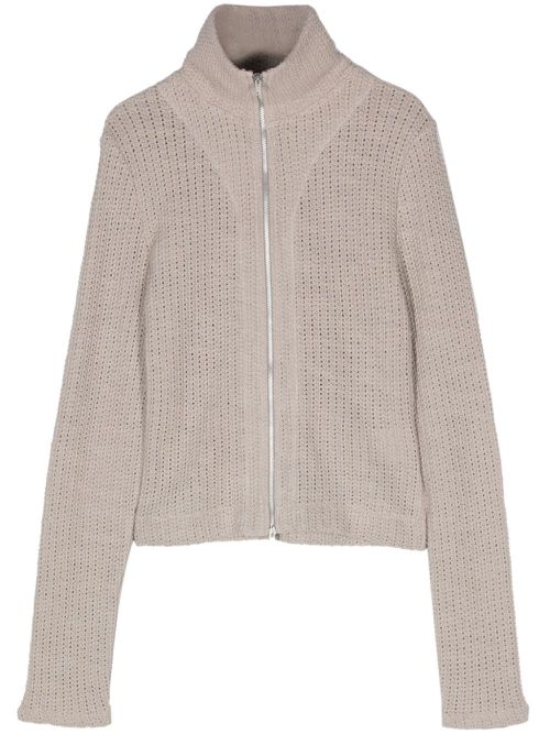 Musk Dusk rope-weave cardigan - Neutrals