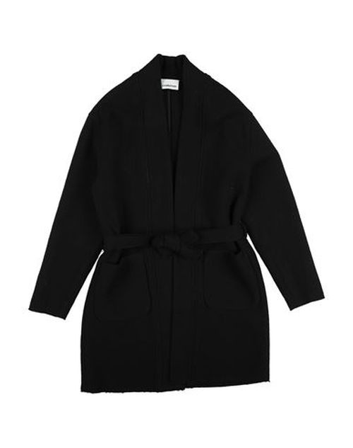 Kid Boy Coat Black Size 14 Virgin Wool, Polyamide