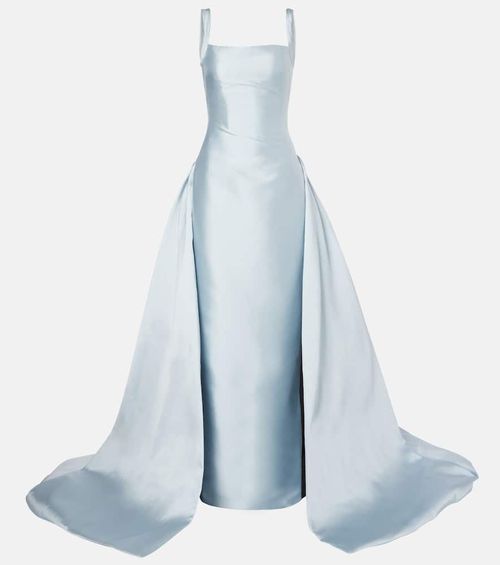 Satin gown