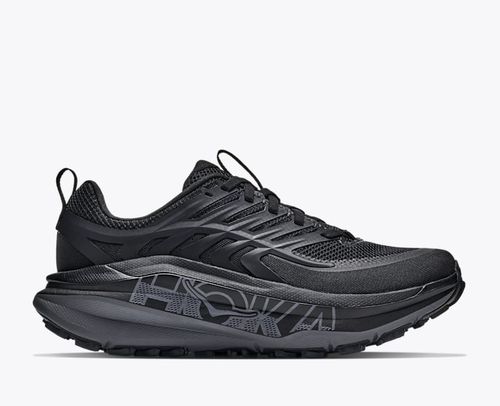 HOKA Women's Stinson 8 Shoes in Black/Outer Orbit