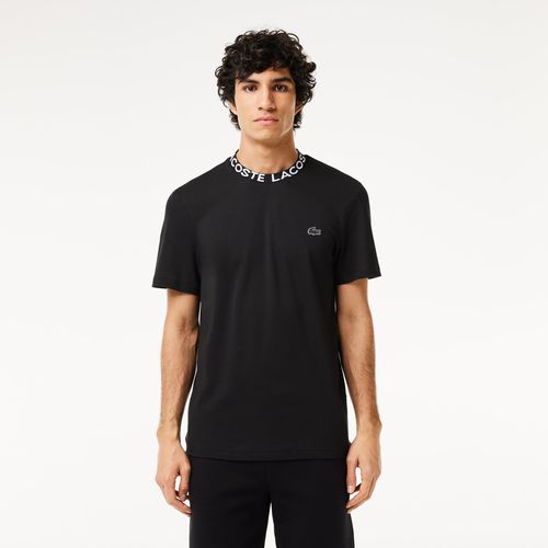 Men's Ultralight Piqué Logo Jacquard Collar T-Shirt