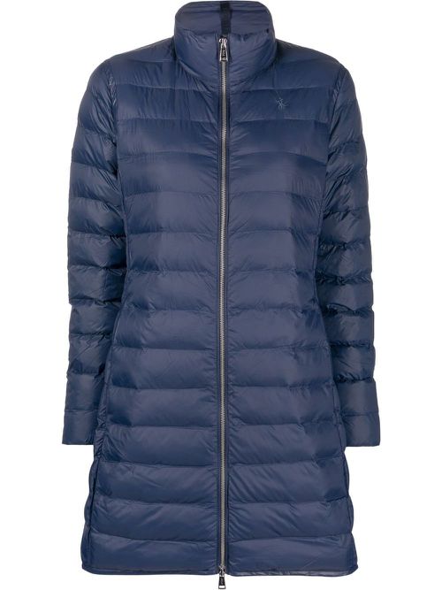 Long padded coat - Blue