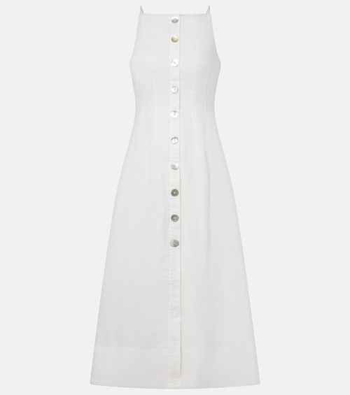 Georges linen midi dress