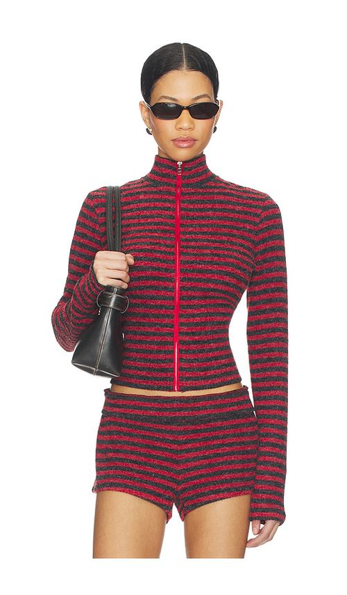 LIONESS Apex Jacket in Red,Black. - S also in XXS, XS, M, L