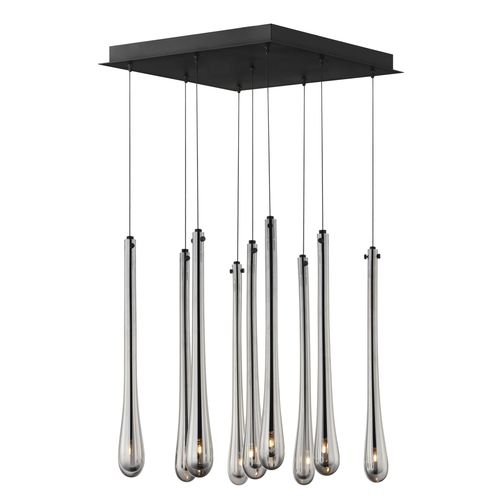 Black LED Pendant from the Stillo Collection