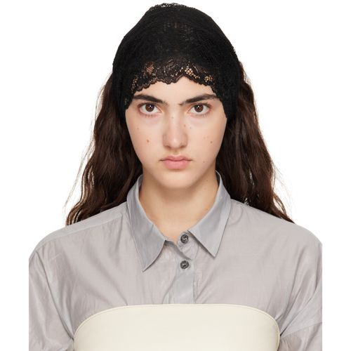 SSENSE Exclusive Black Lace Bandeau Headband