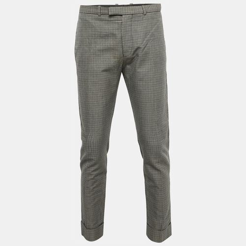 Diesel Black Gold Grey Houndstooth Pants L/Waist