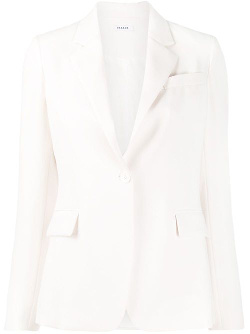 Panters single-breasted blazer - White