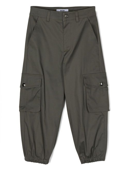 Twill cotton trousers - Green