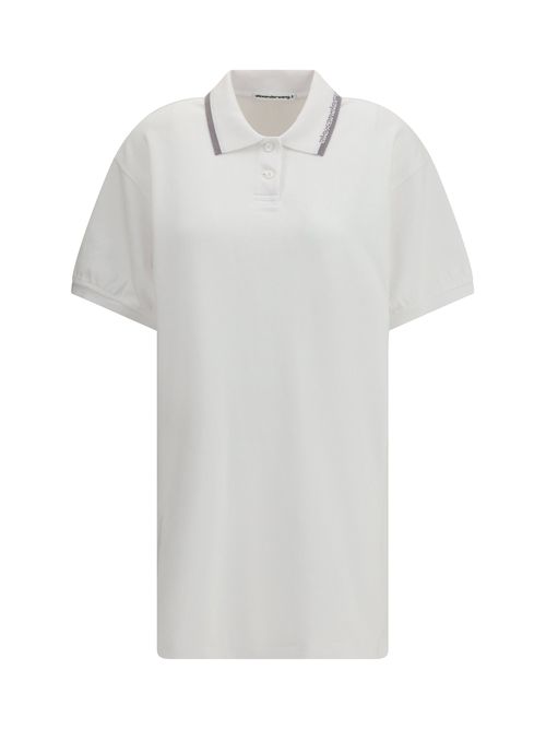 Cotton Polo Polo Dress — White