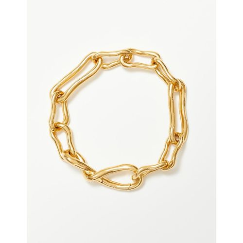 Molten Twisted Infinity Chain Bracelet