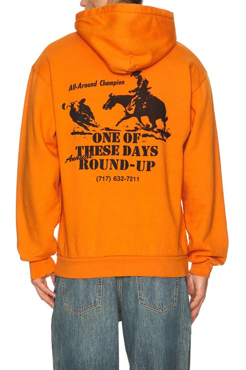 ONE OF THESE DAYS Round Up Pullover Hoodie in Orange - Orange. L also in M, S, XL/1X, XXL/2X