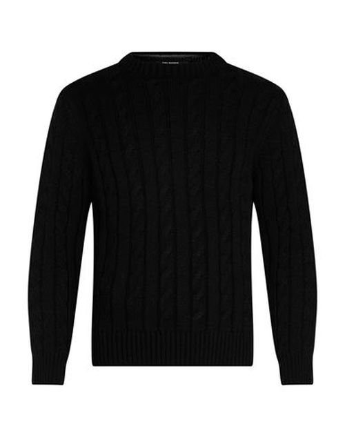 Man Sweater Black Size M Wool, Acrylic
