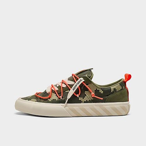 Men's L/AB c/o Off-White Vulc Bungee Casual Shoes in Green Camo