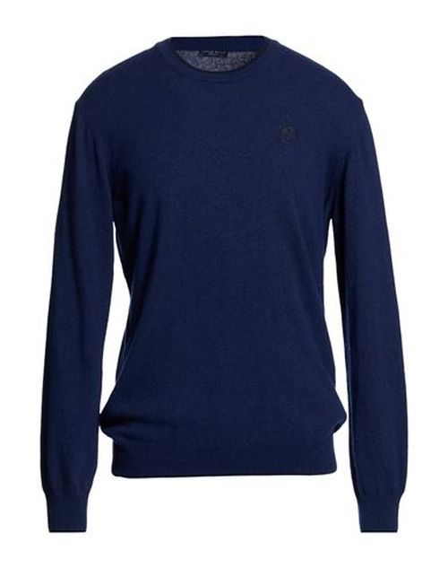 Man Sweater Blue Size 4XL Polyamide, Viscose, Wool, Cashmere