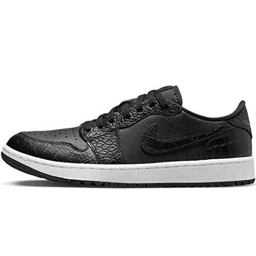 Air Jordan 1 Low G Golf Shoes (DD9315-005, Black/Gum Medium Brown/White/Anthracite)