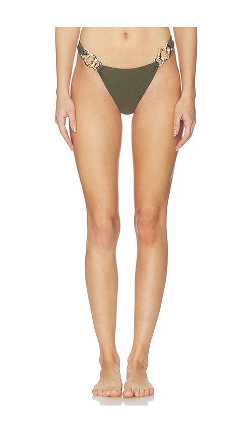 SIMKHAI Athens Bikini Bottom in Army. - M also in L