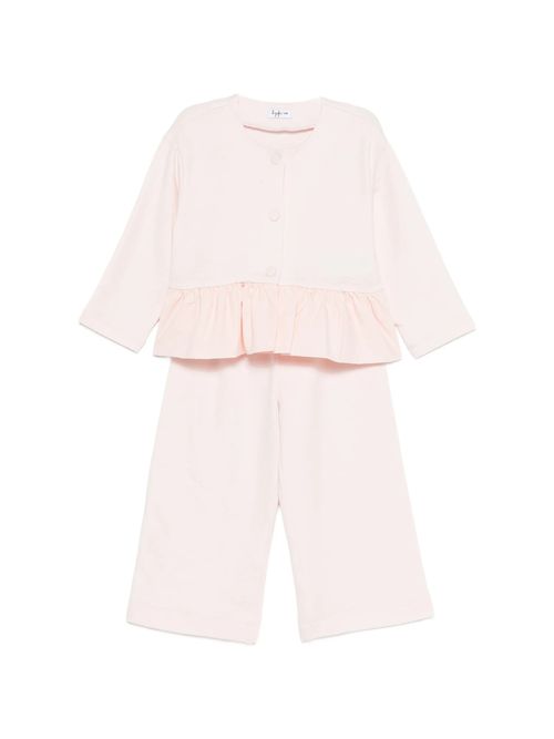 Mini Ruffle Front Button Jacket for Kids