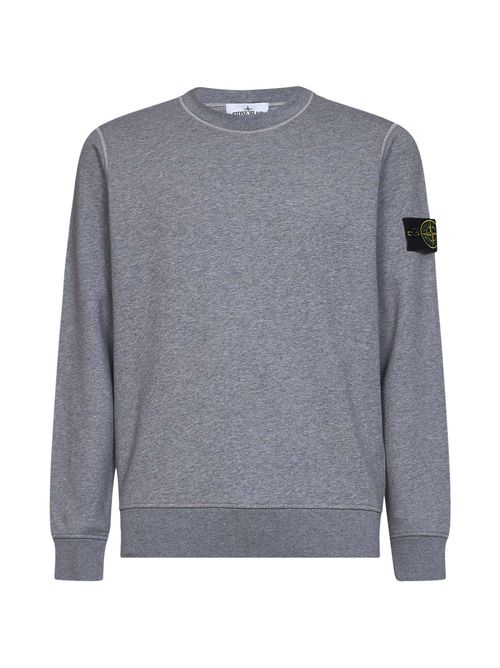Crewneck Cotton Sweatshirt — Gray