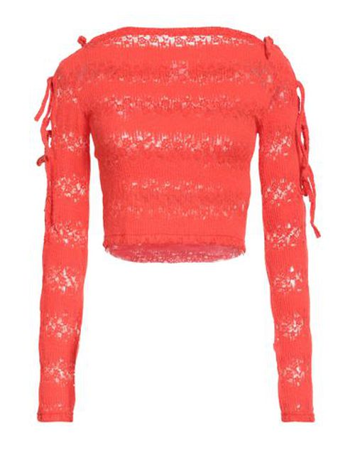 Woman Sweater Tomato red Size 4 Polyamide, Elastane