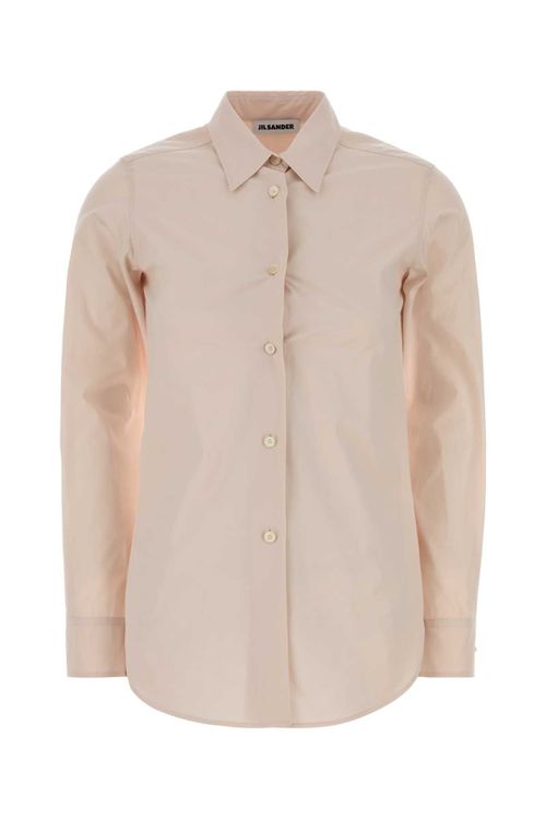 Cotton Poplin Shirt — Pink