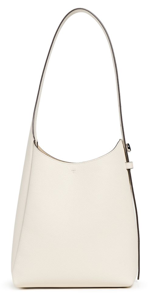 Tory Burch Romy Small Hobo Bag Light Cream One Size