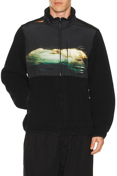 Undercover Drowned Martyr Polartec Boa Fleece Jacket in Black - Black. 2 also