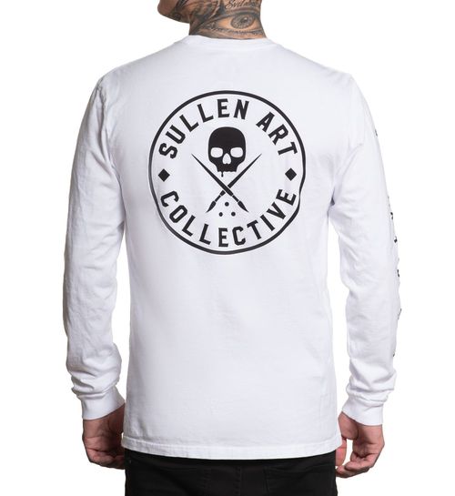 Ever Long Sleeve Classic Logo Shirt - White, WHITE